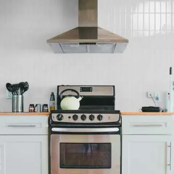 STICKGOO 10-Sheet Peel and Stick Backsplash Tiles, 12"×12"×0.04" Self Adhesive Stick on Tiles, Adhesive Backsplash Tiles for Kitchen Bathroom Laundry Room Camper (Pure White)