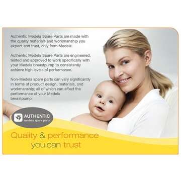 Medela Spare Valves and Membranes, 2 Sets, Authentic Medela Replacement Parts Designed for All Medela Breast Pumps Except Sonata and Freestyle, Made Without BPA