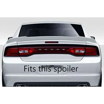 Wicker Bill Compatible with Dodge Charger SRT Short 2015-22 Hellcat, Scat Pack, Daytona, SRT-392 Made in USA!