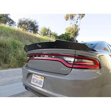 Wicker Bill Compatible with Dodge Charger SRT Short 2015-22 Hellcat, Scat Pack, Daytona, SRT-392 Made in USA!