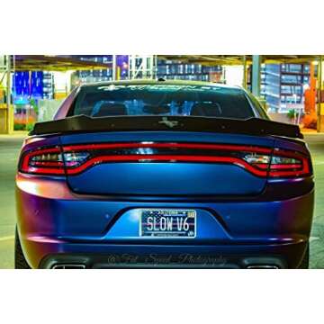 Wicker Bill Compatible with Dodge Charger SRT Short 2015-22 Hellcat, Scat Pack, Daytona, SRT-392 Made in USA!