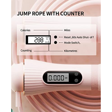 OVICX Jump Rope with Calorie Counter for All Ages