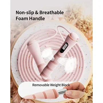 OVICX Jump Rope with Calorie Counter for All Ages