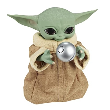 Galactic Snackin’ Grogu Animatronic Toy with Sound Features