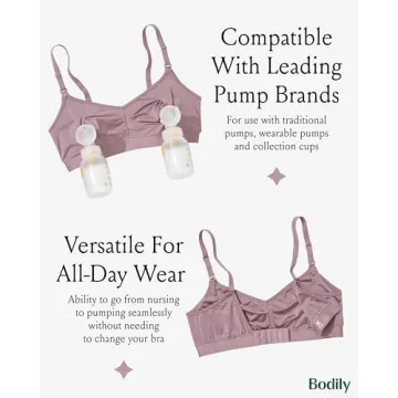 Bodily Do Anything Bra for Nursing & Pumping Comfort