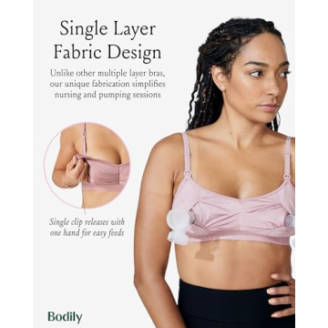 Bodily Do Anything Bra for Nursing & Pumping Comfort