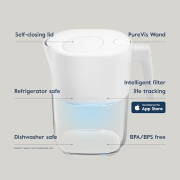 LARQ Pitcher PureVis 1.9L Self-Cleaning UV Filter