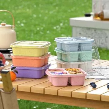 Snack Boxes Set - Reusable, BPA-Free, Perfect for Meal Prep