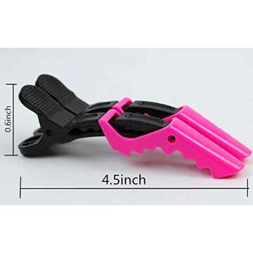 F-BBKO Plastic Alligator Hair Clips for Women With Hair Clip. Professional Hair Clipper With Hair St...