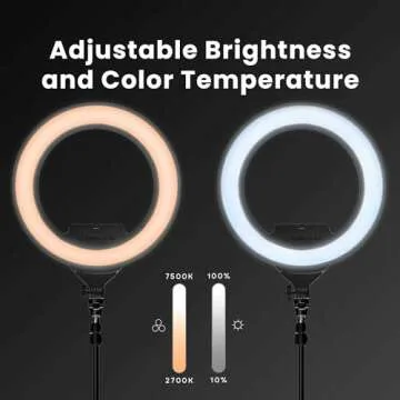 Lume Cube Ring Light Pro | Wireless Professional Lighting for Photography, Streaming, Video | Fully Adjustable Color and Brightness | Includes Sturdy, Portable Tripod Mount and Padded Carrying Case