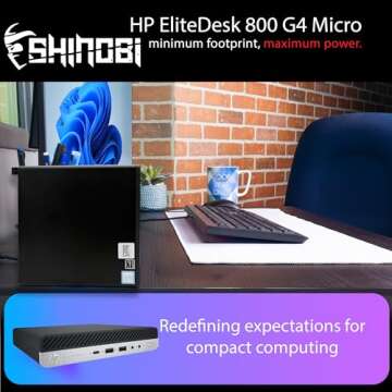 HP EliteDesk 800 G4 Mini PC | Fast & Efficient Desktop