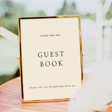 Stylish Reception Signs for Weddings and Events - Set of 3