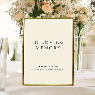 Stylish Reception Signs for Weddings and Events - Set of 3