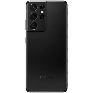 Samsung Galaxy S21 Ultra 5G G998U, US Version, 256GB, Phantom Black, AT&T Locked - (Renewed)