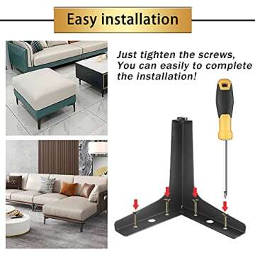 GOSCHE Metal Furniture Legs Set | Stylish and Durable