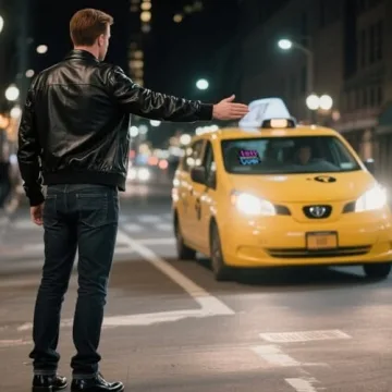 Clearaim Blue LED Light Sign for Cars and Taxis