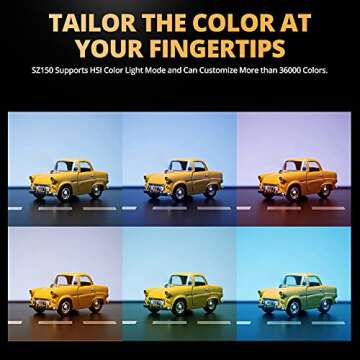 Godox SZ150R RGB Video Light with 37 Effects and App Control