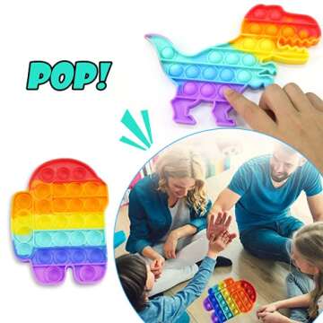 Kidoer Fidget Toys Set Fidget Pack Sensory Toys for Kids and Adults, Stress Relief and Anti-Anxiety Autistic ADHD Toy Set