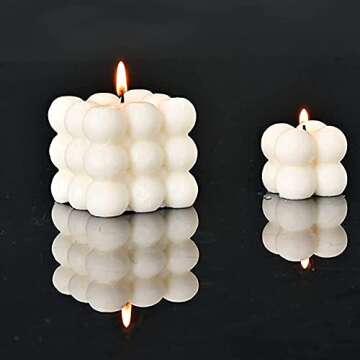 Versatile Candle Mold Set with Wicks for Creative Making