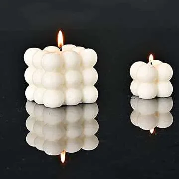 Versatile Candle Mold Set with Wicks for Creative Making