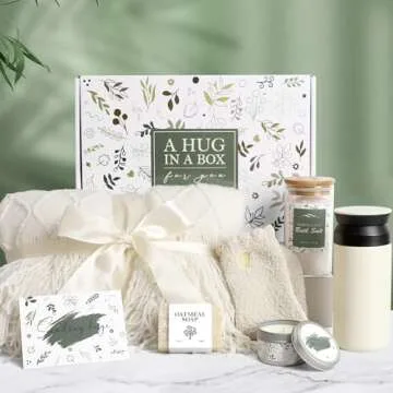 Frerdui Self Care Gifts for Women, Get Well Gifts for Women, Sympathy Gift Baskets, Get Well Soon Ca...