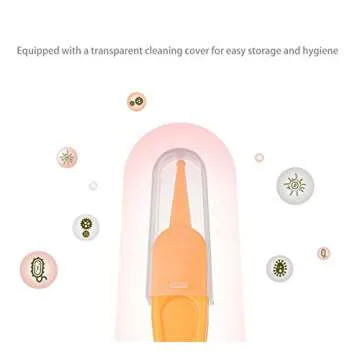 Onwon 4 Pieces Nose Cleaning Tweezers Safe and Effective Clip Care Ear Nose Navel Clean Tool Nipper Plier Pincet Forceps