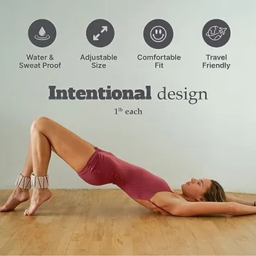 Movido Adjustable Wrist & Ankle Weights - Comfortable & Versatile