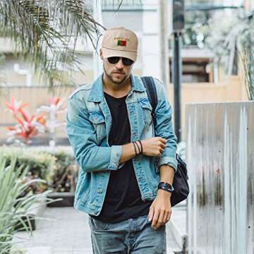 Speedy Pros Soft Baseball Cap Portugal Flag Embroidery Flags World Cup Soccer Twill Cotton Embroidered Dad Hats for Men & Women Black Design Only