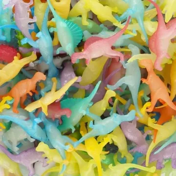 Glow in Dark Mini Dinosaur Toy Set for Kids Parties