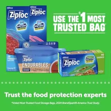 Ziploc Sandwich and Snack Bags with Grip 'n Seal Technology