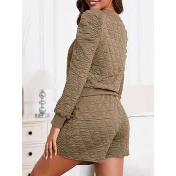 Chic Fisoew Women's Lounge Wear Set Perfect for Comfort