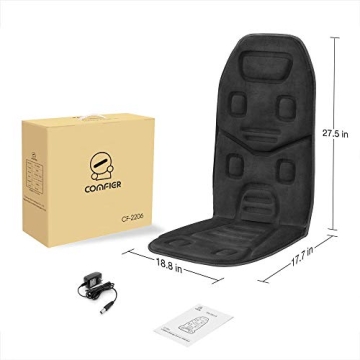 COMFIER Massage Seat Cushion with Heat 10 Vibration Motors