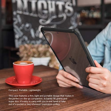 TineeOwl Ultra Slim Clear Case for iPad 9/8/7 - Lightweight Protection