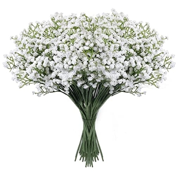 LYLYFAN Baby's Breath Artificial Flowers - 18 Pcs Gypsophila for Wedding Party Home Decor