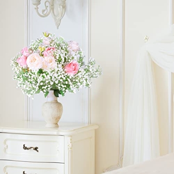 LYLYFAN Baby's Breath Flowers - 18 Pcs Real Touch Quality