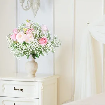 LYLYFAN Baby's Breath Flowers - 18 Pcs Real Touch Quality