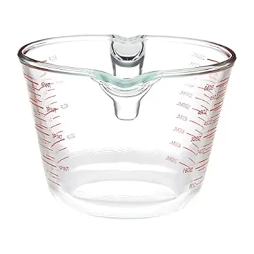 Amazon Basics Glass Measuring Cup with 8 Cup Capacity