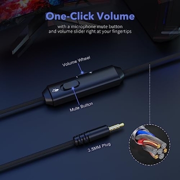 NUBWO N16 Gaming Headset with Noise Canceling Mic