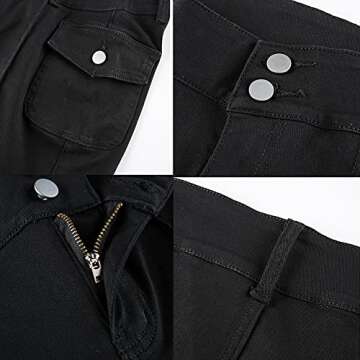 HBER Low Rise Flare Pants - Stylish Bell Bottom Leggings