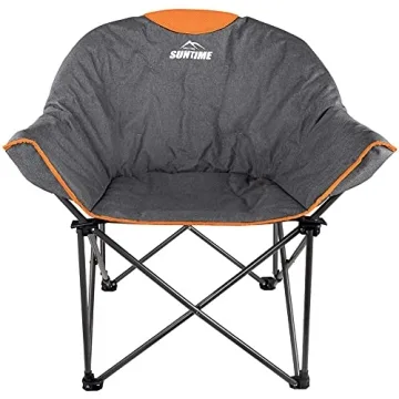 Suntime Sofa Chair - Oversized Padded Moon Leisure Folding Chair
