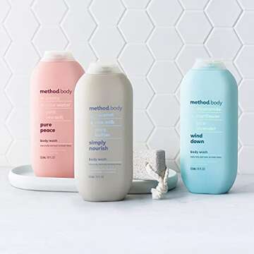 Method Body Wash Wind Down 6 Pack Eco-Friendly Gentle Cleanser