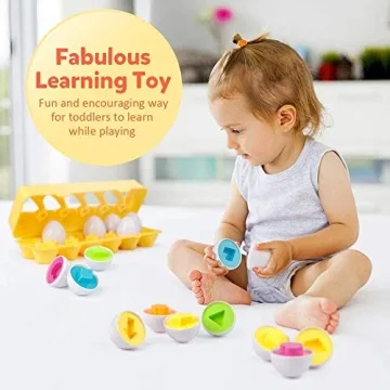 Coogam Educational Matching Eggs for Toddlers
