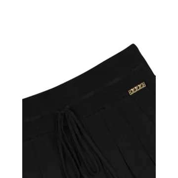 Classy Trendy Sexy Wool High Waisted Pleated Skirt