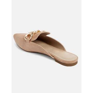 Elegant Juliet Holy Women's Mules Flats Slip on Loafers