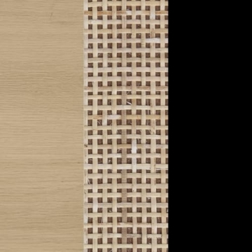 Nathan James Mina Modern TV Stand with Rattan Details