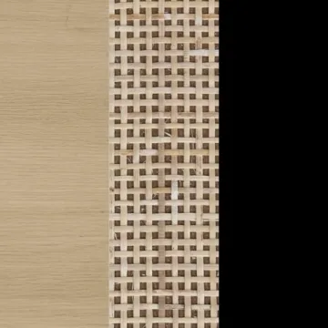 Nathan James Mina Modern TV Stand with Rattan Details