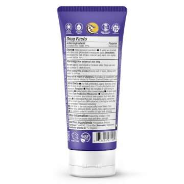 Badger Mineral Sunscreen SPF 50 Zinc Oxide Sunscreen with 98% Organic Ingredients, Reef-Safe, Broad-...