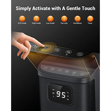 Quality Heating with KopBeau 1500W Oscillating Heater