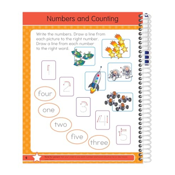 Wipe Clean Math Workbook for Kids Ages 5-6