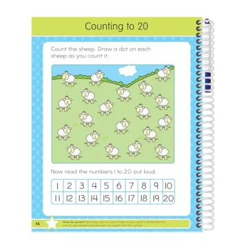 Wipe Clean Math Workbook for Kids Ages 5-6